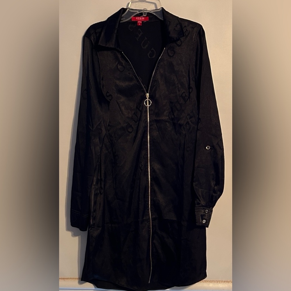 Guess Black Coat Dress Size Medium